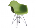 Replica Eames DAR Eiffel Wing Shell Armchair - Green
