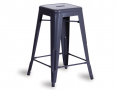 Tolix Stool Replica 65cm 4.5Kg Premium Commercial Grade Xavier Pauchard - Charcoal