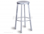 Deja Vu Bar Stool Galvanised 75cm Naoto Fukasawa Replica Magis