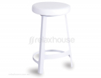 Sean Dix Factory Bar Stool Replica - White