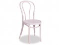 Original European Made Bentwood Vienna 18 Chair Embossed Sunset Seat - Michael Thonet Designed - Whitewash