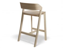 Merano Natural Oak Counterstool Back