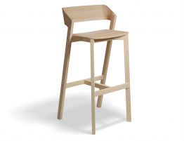 Merano Bar Stool - Natural Oak - by TON