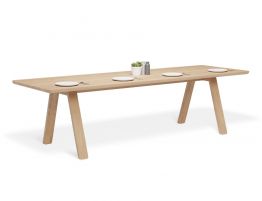 Stelvio Dining Table - Natural Oak - 280cm x 100cm - by TON