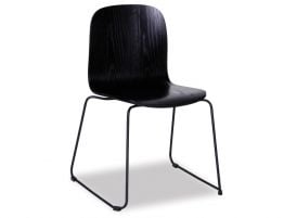 Flip Chair - Black Sled - Black