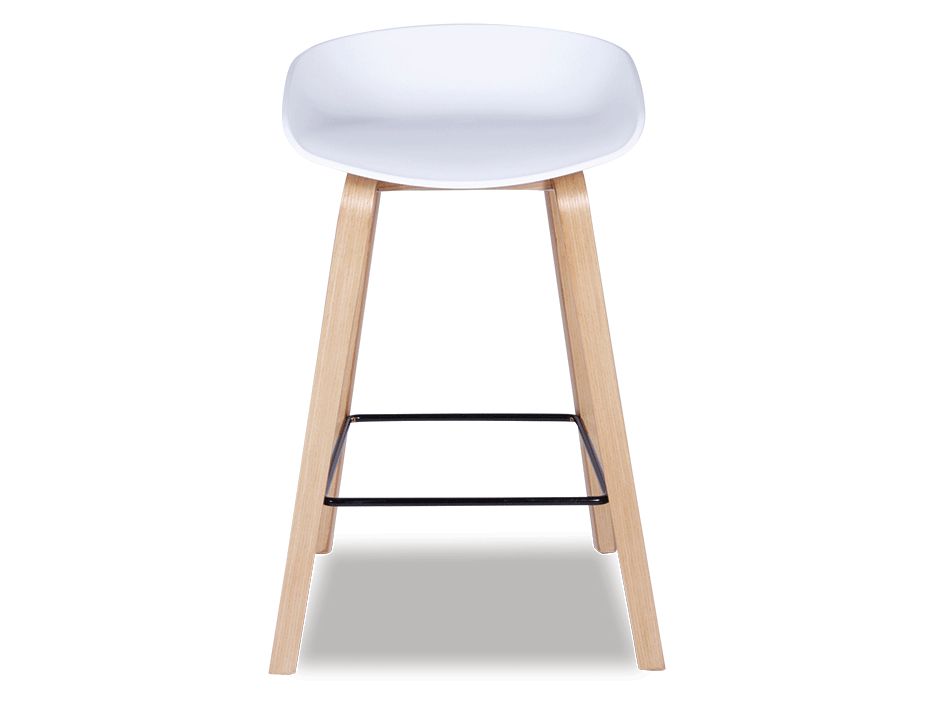 Kobe Stool Ash White