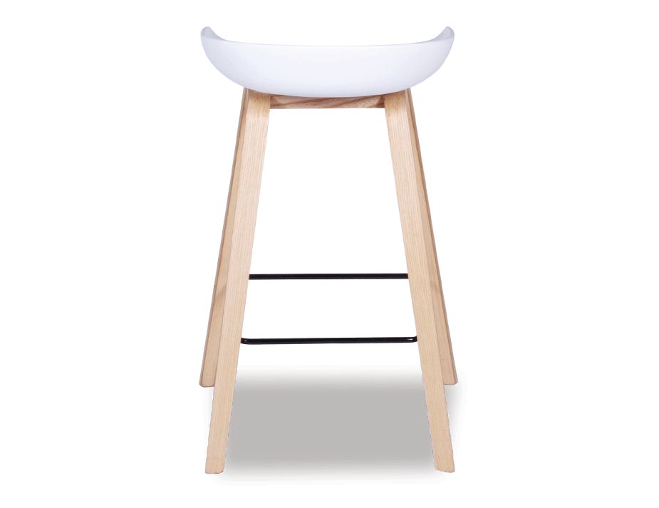 Kobe Stool Ash White Seat