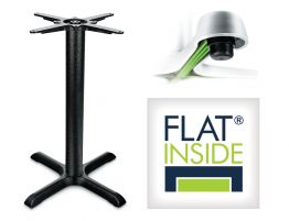 Flat Tech Cafe Table Base - AUTO-ADJUST KX22 (Min. order 4)