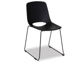 Wasowsky Chair - Black Sled - Black