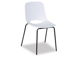 Wasowsky Chair - Black Post - White