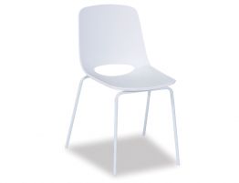 Wasowsky Chair - White Post - White