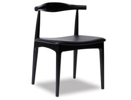 Bow Chair - Black - Black Pad