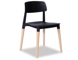 Lecco Chair - Natural - Black