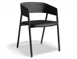 Sargood Armchair - Black - Black Pad 