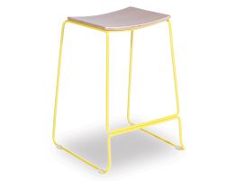 Ardent Stool - Yellow - Natural