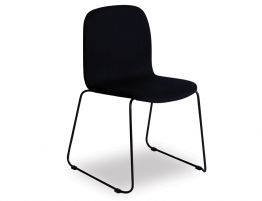Flip Chair - Black Sled - Black Fabric