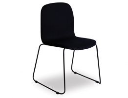 Flip Chair - Black Sled - Black Fabric ***Clearance***