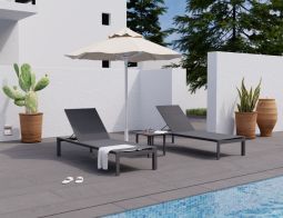 Charcoal Alvor Sun Lounge Modern