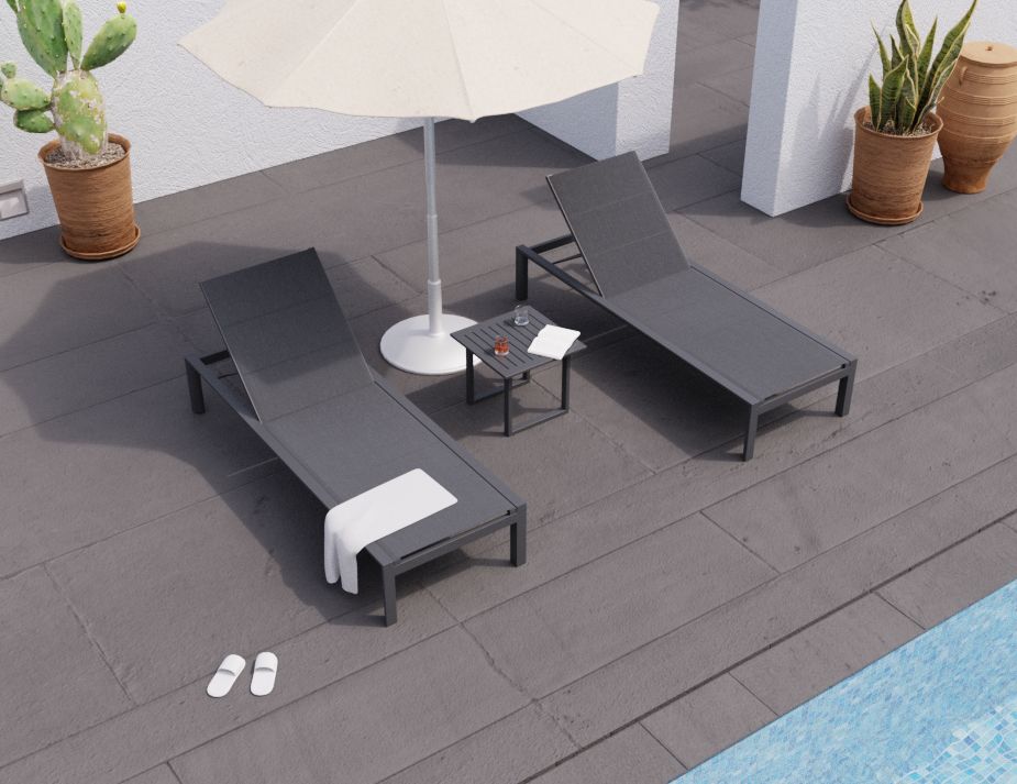 Alvor Outdoor Durable Sun Lounge