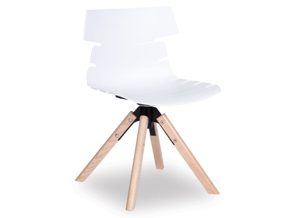 White hotsell feather chair