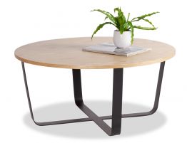 Kellie Coffee Table - Large - Black - Natural