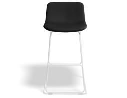 Umbria Stool 69cm Stormgreyseat Whiteframe Front