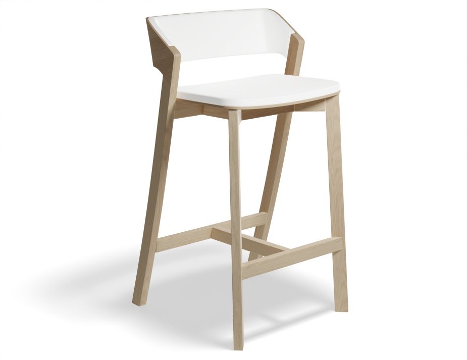 Oak Counter Stool By Ton