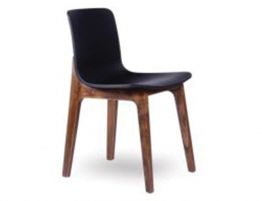 Ara Chair - Walnut - Black Pad