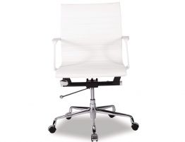 Iconic Management Office Chair - Low Back - White 