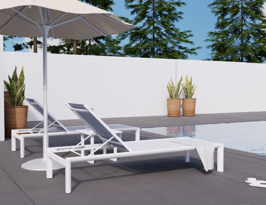 Pool Side Lounge Bed Plexus