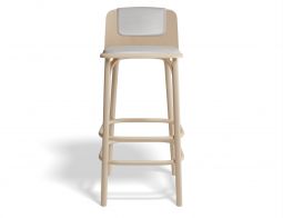 Split Barstool 75cm Pad Beechnatural Fargo701 Front