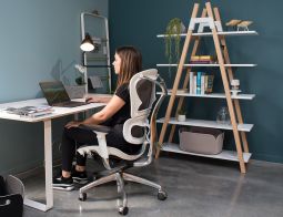 VYTAS GRE WHITE OFFICE CHAIR