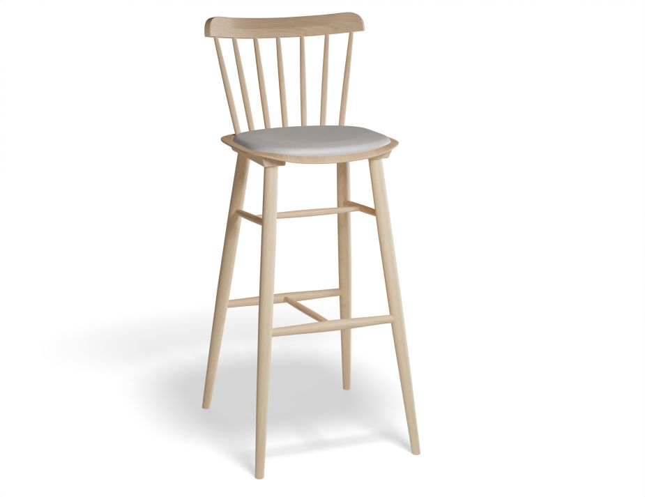 Ironica Barstool 80cm Pad Oak Jim803