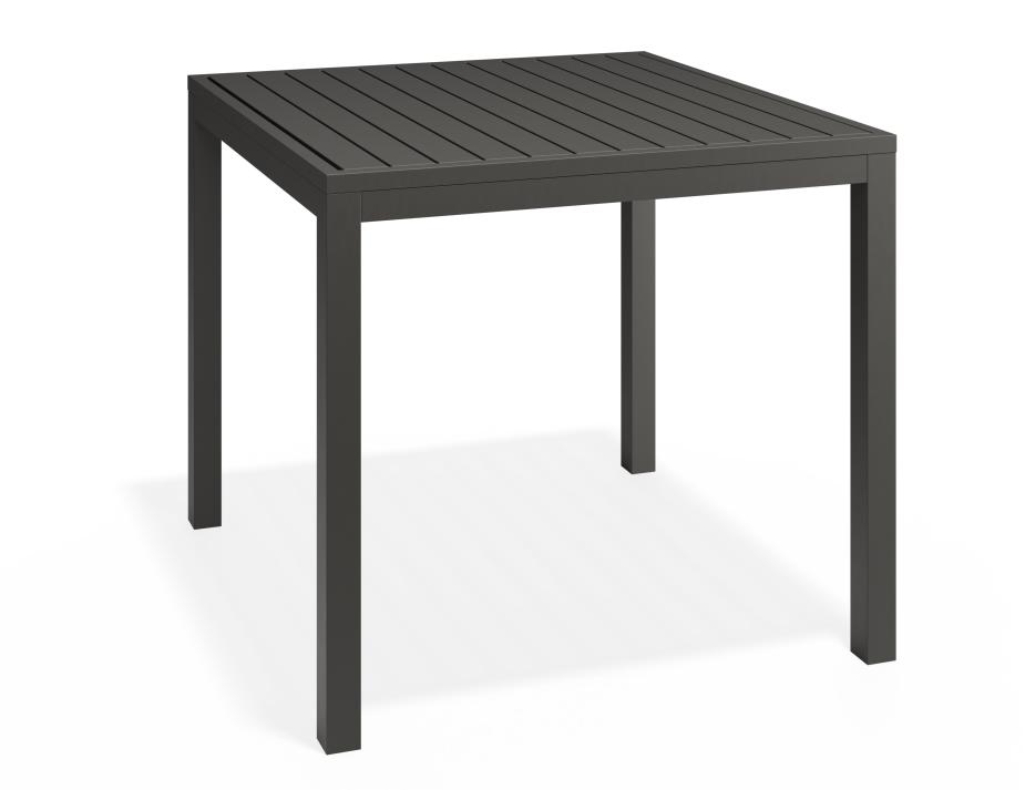 P 1 Halki Table 90x90 Charcoal
