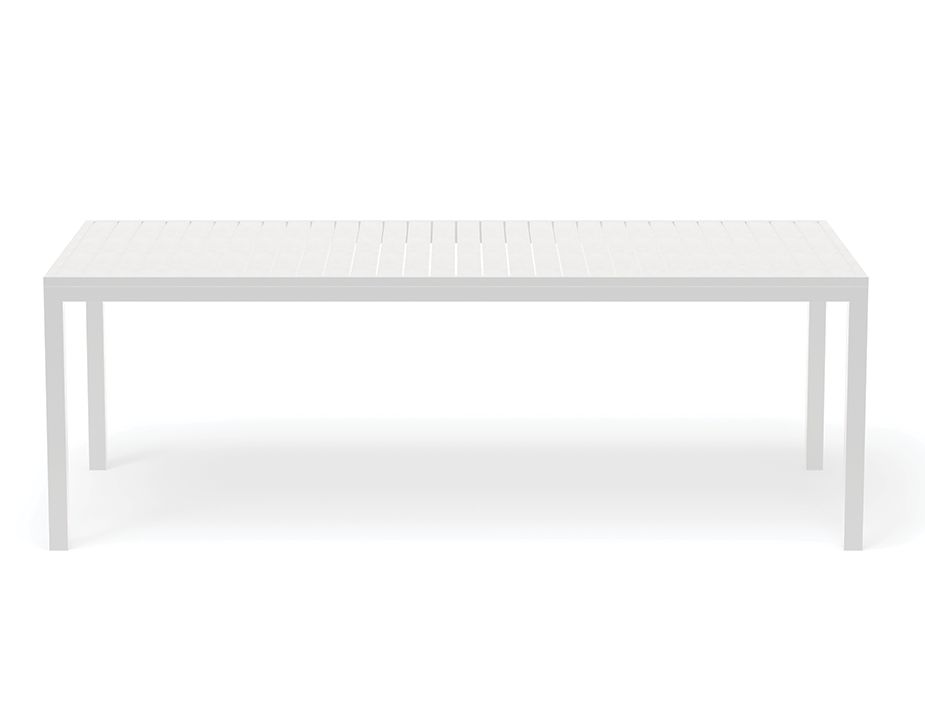 Long store white table