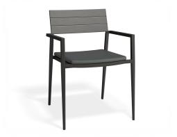 P 1 Halki Chaircushion Charcoal Darkgrey