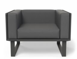 Charcoal Single Sofa 