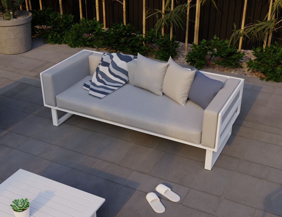 Modern Couch White Outdoor