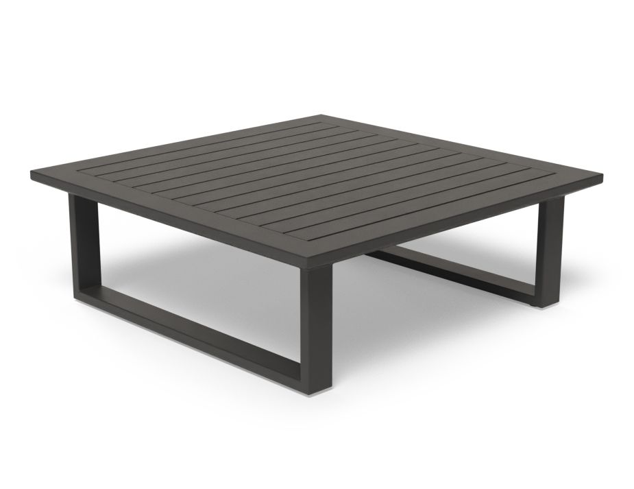 Black square online outdoor coffee table