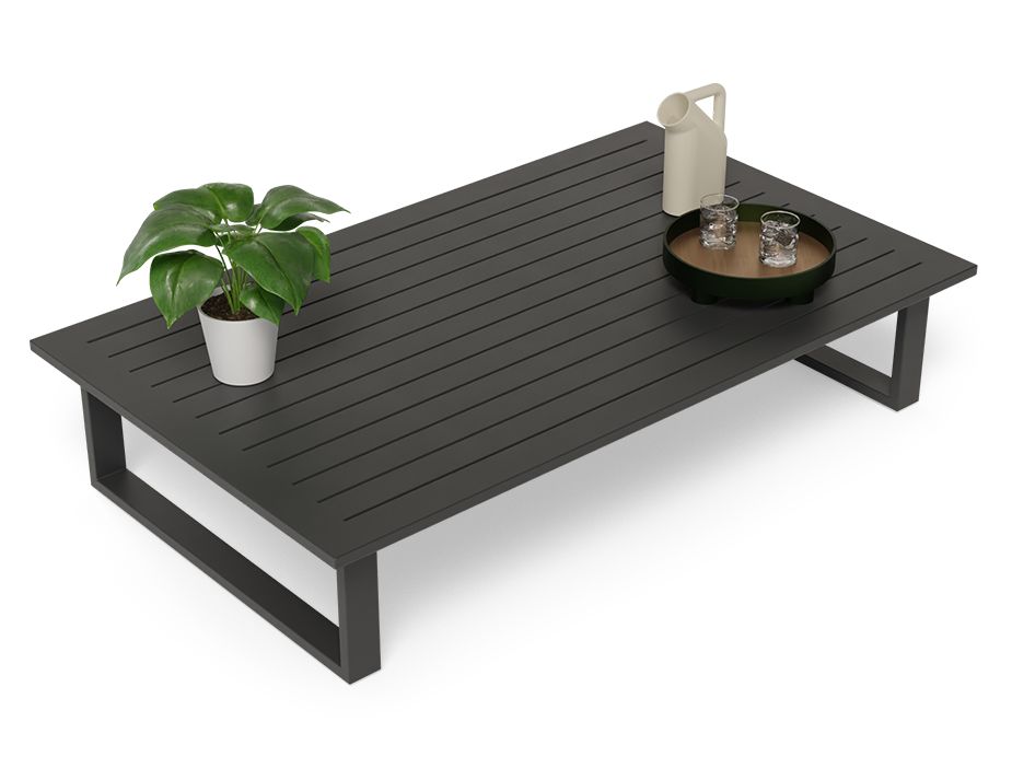 Gray outdoor on sale coffee table