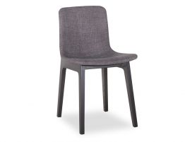 Ara Chair - Black - Charcoal Fabric