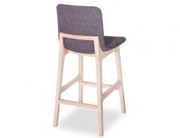 Ara Stool Charcoal Upholsted3