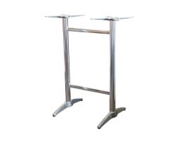 Astoria Twin High Bar Table Base 109cm - Silver or Black
