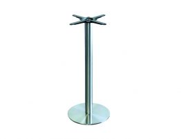 Alexi Cafe High Bar Table Base - Chrome - 45