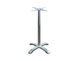 Avila Cafe Table Base - High Bar - Chrome