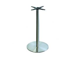 Alexi Cafe High Bar Table Base - Chrome - 60