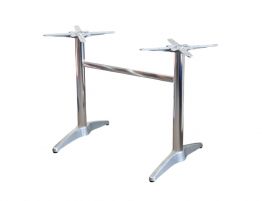 Astoria Cafe Twin Table Base - Silver or Black