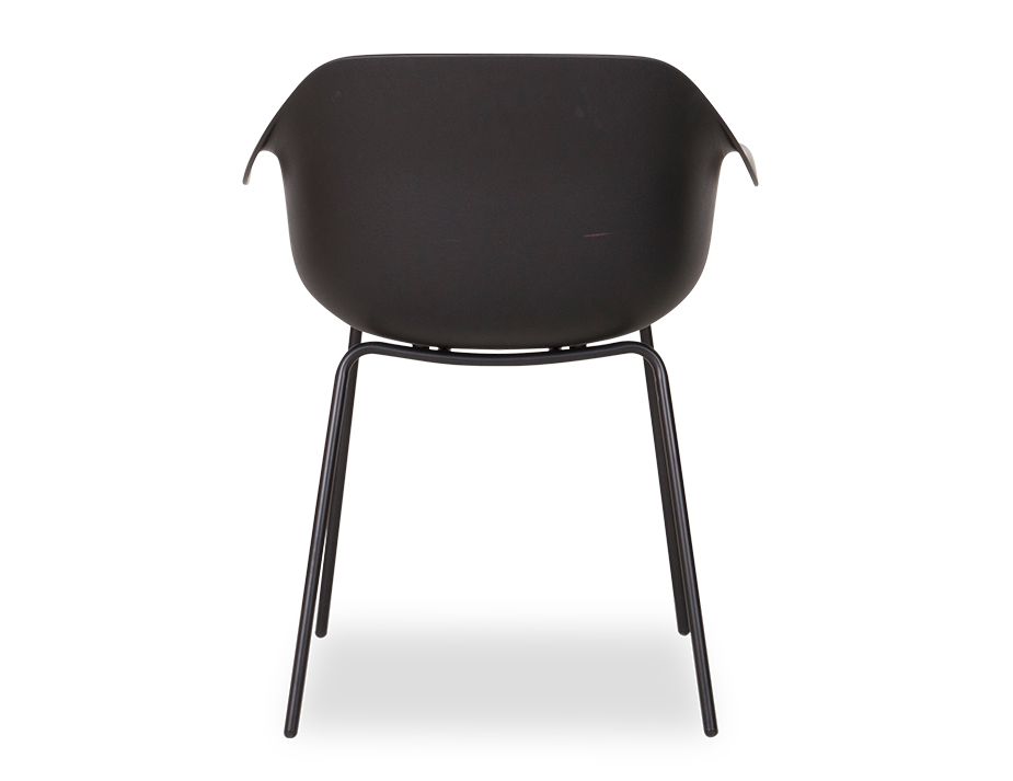 Rh 0035 Black Crane Dining Chair With Post Legs4