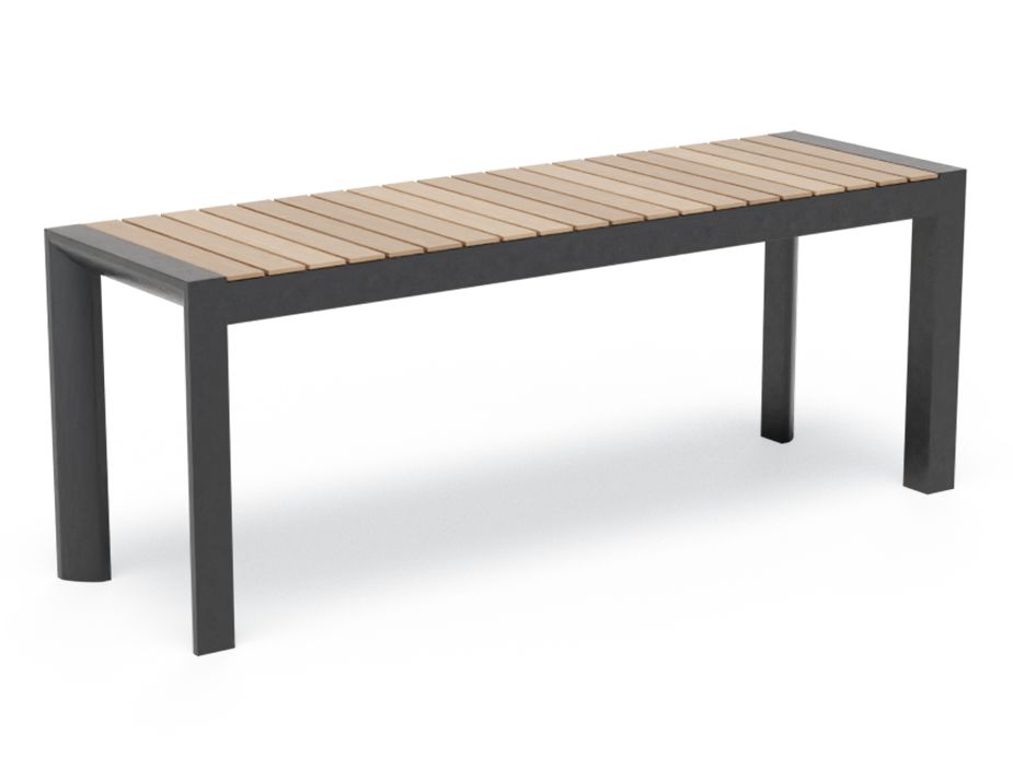 Outdoor Bench Entertainment Area Teak