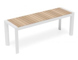 Vydel Bench Seat - Outdoor - 120cm - Teak - White